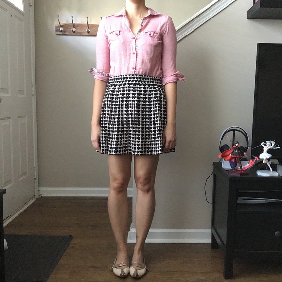 Zara Longsleeve Button-down Red Tunic With Pockets - Picture 2 of 15